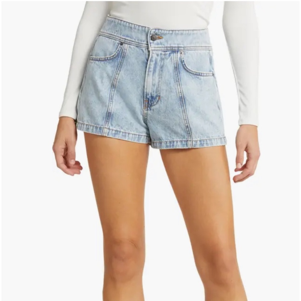 Veronica Beard Glenna High Waist Denim Shorts - Size 29